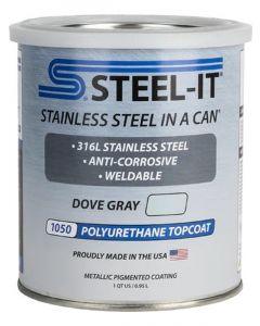 Steel-It Paint Steelin a Can Urethane Weldable Gray 1 qt Can