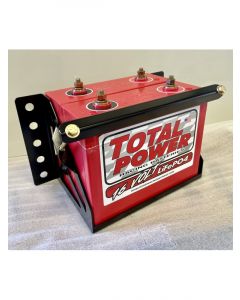 Total Power Battery Tray 9.25in x 6.375in Wide x 7in Height Black