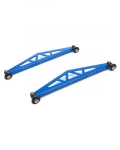 True Performance Spoiler Bracket 10.5 in Long Aluminum Blue Pair