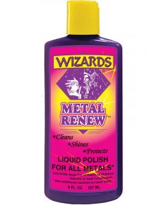 Wizard Products Metal Polish Metal Renew 8 oz Squeeze Bottle
