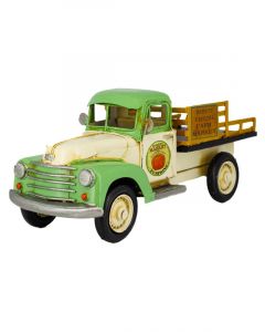 Boyle Farm Truck Metal Collectable Green and White 29x11x13cm