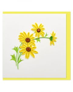 Boyle Quilled Greeting Card Daisy 15x15cm