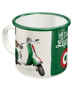 Nostalgic-Art Enamel Mug Vespa Italian Legend 8x8x8xcm