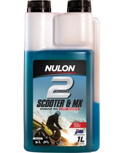 Nulon 2 Stroke Motorcycle Scooter & MX Engine Oil 1L