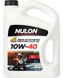 Nulon 4 Stroke Semi Synthetic 10W-40 Motorcycle Oil 4L