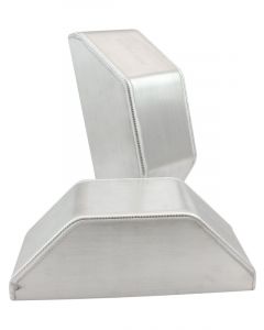 Aeroflow Aluminium Intercooler End Tank Centre In/Out 300mm x 112mm