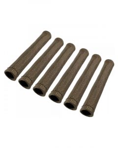 Heatshield Lava Race Spark Plug Boot Shield 1" ID bends 90Deg - 6Pk