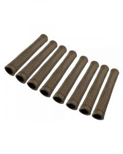 Heatshield Lava Race Spark Plug Boot Shield 1" ID bends 90Deg - 8Pk
