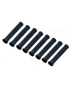 Heatshield Spark Plug Insulation Boot Black Set 8 Universal 1"In ID