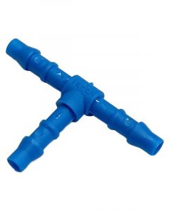 TFI Racing 3-Way Nylon Plastic Tee Piece 5/32" 4mm Barbed Hose Tube Ends