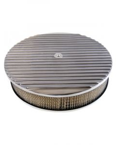 TFI Racing Full Finned Aluminium Air Cleaner 14" x 3" Paper Filter