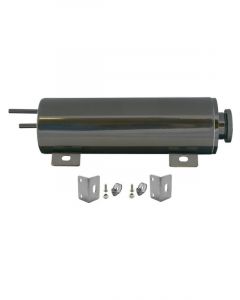 TFI Racing Radiator Overflow Tank 3" 75mm x 10" 250mm Black 965ml