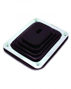 TFI Racing Rubber Gear Shifter Boot + Rectangular Mount Plate 4" x 5"