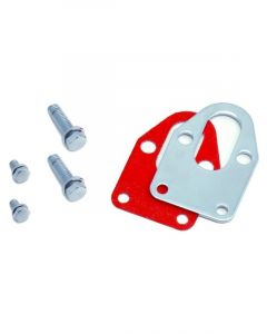 TFI Racing SBC Chrome Fuel Pump Mounting Plate w/ Bolts + Gkt