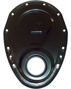 TFI Racing Timing Cover SBC w/ Tab 4-1/4" from top Black Steel
