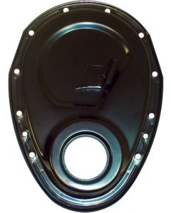 TFI Racing Timing Cover SBC w/ Tab 5" from top Black Steel