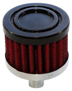 TFI Racing Vent Tube Breather Crankcase 1/2"13mm Black Top Black Elem