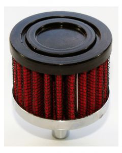 TFI Racing Vent Tube Breather Crankcase 3/8"9.5mm Black Top Black Elem