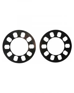 TFI Racing Wheel Spacer Machined 5 Hole Pair 3mm thick 163mm OD 90mm ID