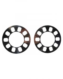 TFI Racing Wheel Spacer Machined 5 Hole Pair 5mm thick 163mm OD 90mm ID