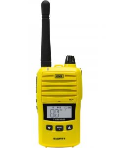GME 5/1 Watt Handheld Radio Uhf Cb Ip67 Yellow