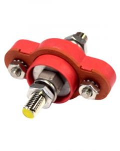 Jaylec Waterproof Pass Thru Power Post Ip67 8mm Red