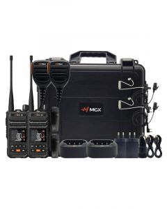 MGX 5W Waterproof Uhf Lmr / Cb Handheld Hybrid Radio Kit