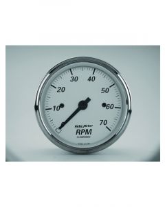 Auto Meter 3-1/8" In-Dash Tachometer, 0-7,000 RPM, American Platinum