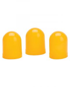 Auto Meter Light Bulb Boots Cover, Yellow, 3 Pack