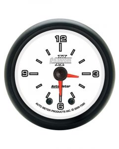 Auto Meter 2-1/16" Clock, 12 Hour Digital Stepper Motor Phantom II