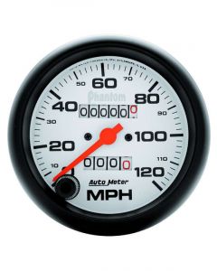 Auto Meter 3-3/8" Speedometer, 0-120 MPH, Mechanical, Phantom