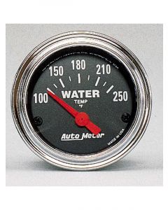 Auto Meter 2-1/16" Water Temperature 100-250°F Air-Core Traditional Chrome