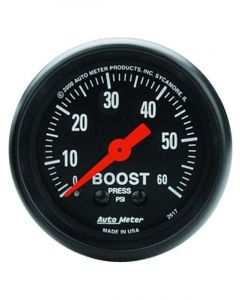 Auto Meter 2-1/16" Boost, 0-60 PSI, Mechanical, Z-Series