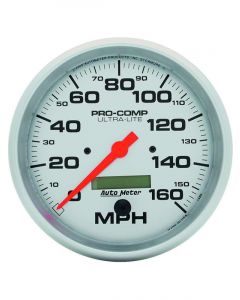 Auto Meter 5" Speedometer, 0-160 MPH, Electric, Ultra-Lite