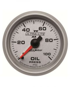 Auto Meter 2-1/16" Oil Pressure, 0-100 PSI, Mechanical, Ultra-Lite II