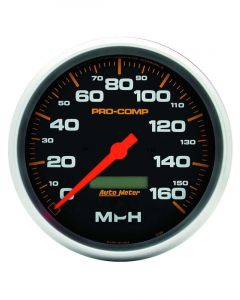 Auto Meter 5" Speedometer, 0-160 MPH, Electric, Pro-Comp