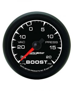 Auto Meter 2-1/16" Boost/Vacuum, 30 In HG/20 PSI, Mechanical, ES