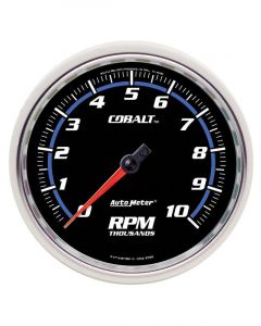Auto Meter 5" In-Dash Tachometer, 0-10,000 RPM, Cobalt