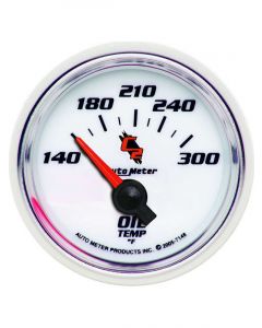Auto Meter 2-1/16" Oil Temperature, 140-300 °F, Air-Core, C2