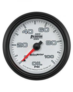 Auto Meter 2-5/8" Oil Pressure, 0-100 PSI, Mechanical, Phantom II