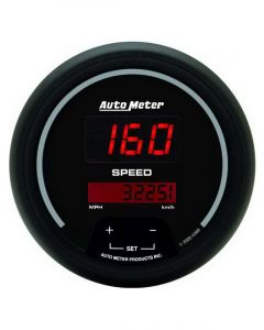 Auto Meter 3-3/8" Speedometer, 0-260 MPH / 0-260 KM/H, Sport-Comp Digital