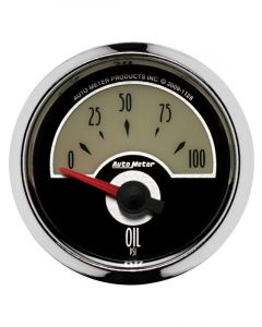 Auto Meter 2-1/16" Oil Pressure, 0-100 PSI, Air-Core, Air-Core, Cruiser