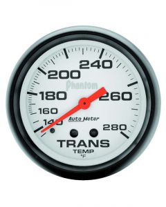 Auto Meter 2-5/8" Transmission Temperature 140-280 °F Mechanical Phantom