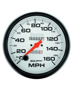 Auto Meter 5" Speedometer, 0-160 MPH, Mechanical, Phantom