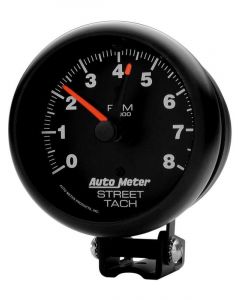 Auto Meter 3-3/4" Pedestal Tachometer, 0-8,000 RPM, Z-Series