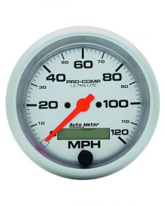 Auto Meter 3-3/8" Speedometer, 0-120 MPH, Electric, Ultra-Lite