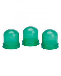 Auto Meter Light Bulb Boots, Green, Qty. 3