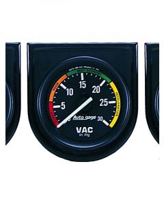 Auto Meter 2-1/16" Vacuum, 0-30 In HG,Full Sweep, Auto Gage
