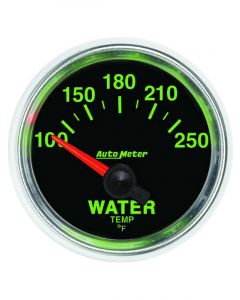 Auto Meter 2-1/16" Water Temperature, 100-250 °F, Air-Core, GS