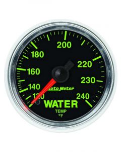 Auto Meter 2-1/16" Water Temperature, 120-240 °F, Mechanical, GS
